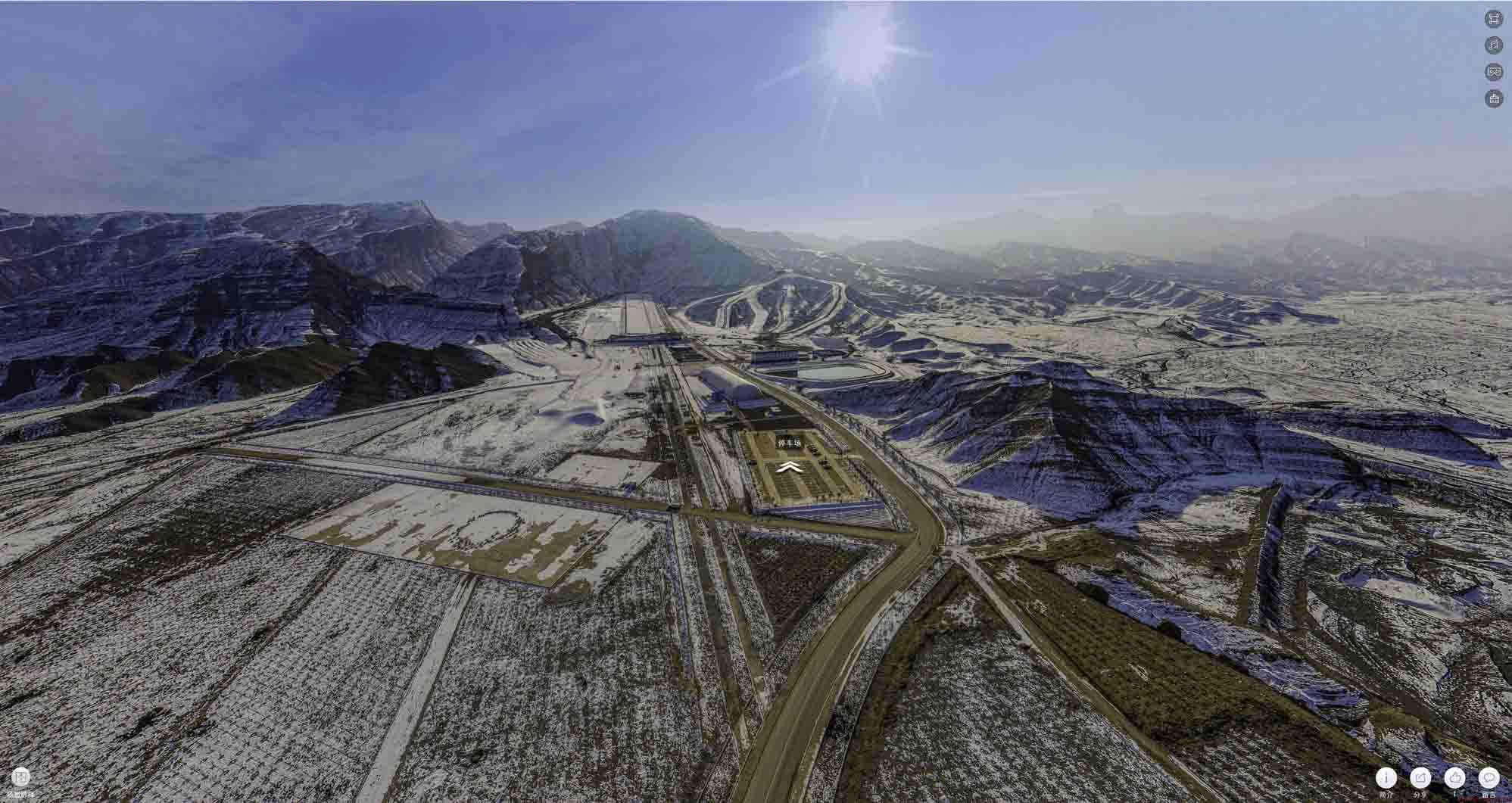 三山720全景技术：开启全方位视觉新纪元——在手绘地图中的应用探索